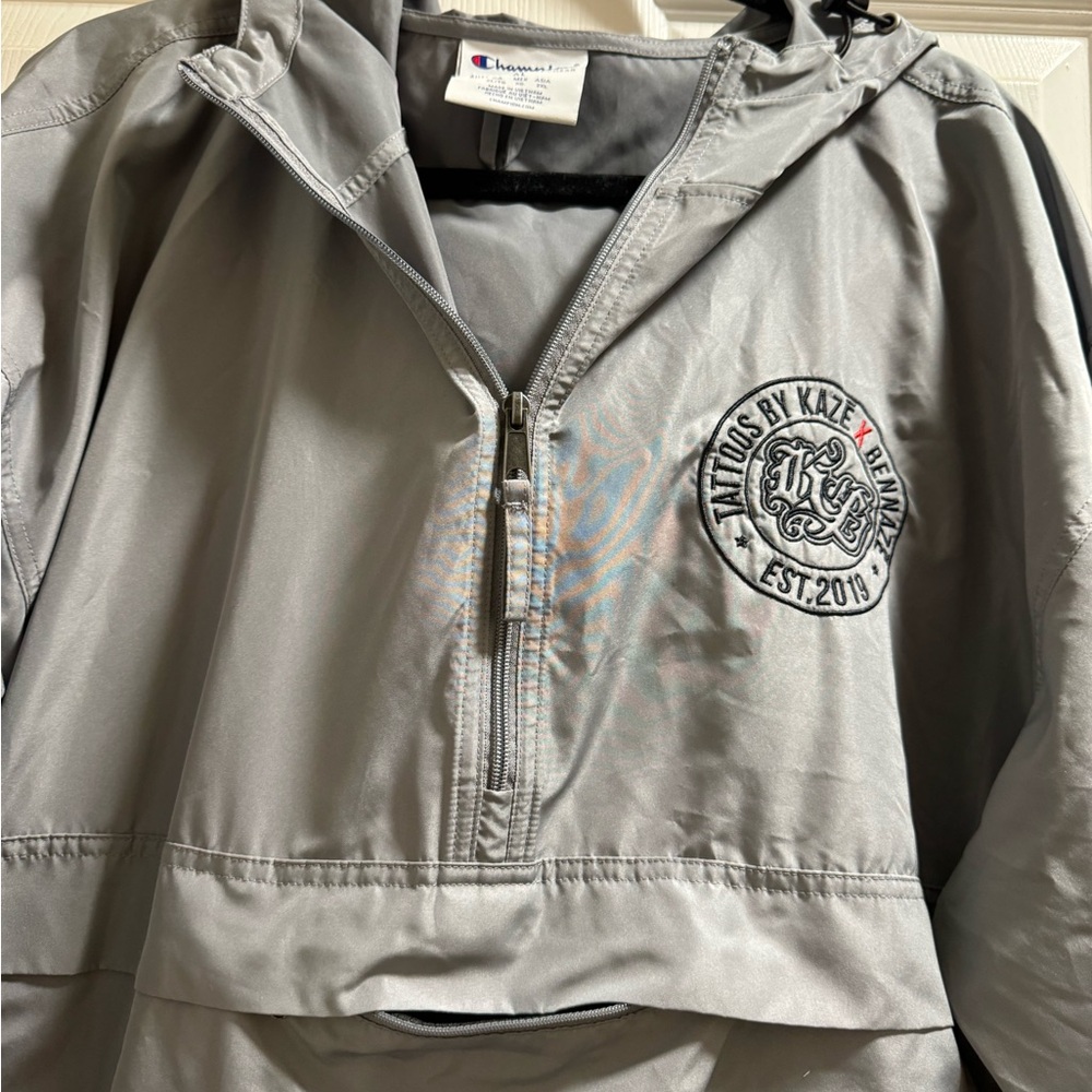 Champion Gray Pullover Jacket - image 4